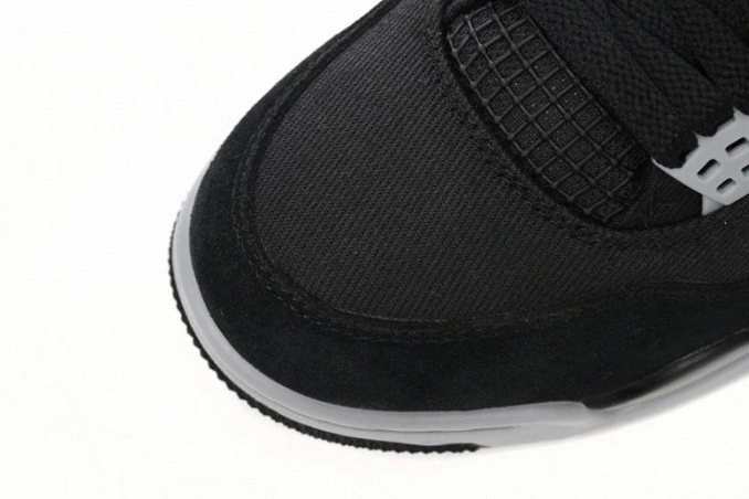Kicktheory Canvas Jordan Black 4 Air DH7138-006 0727